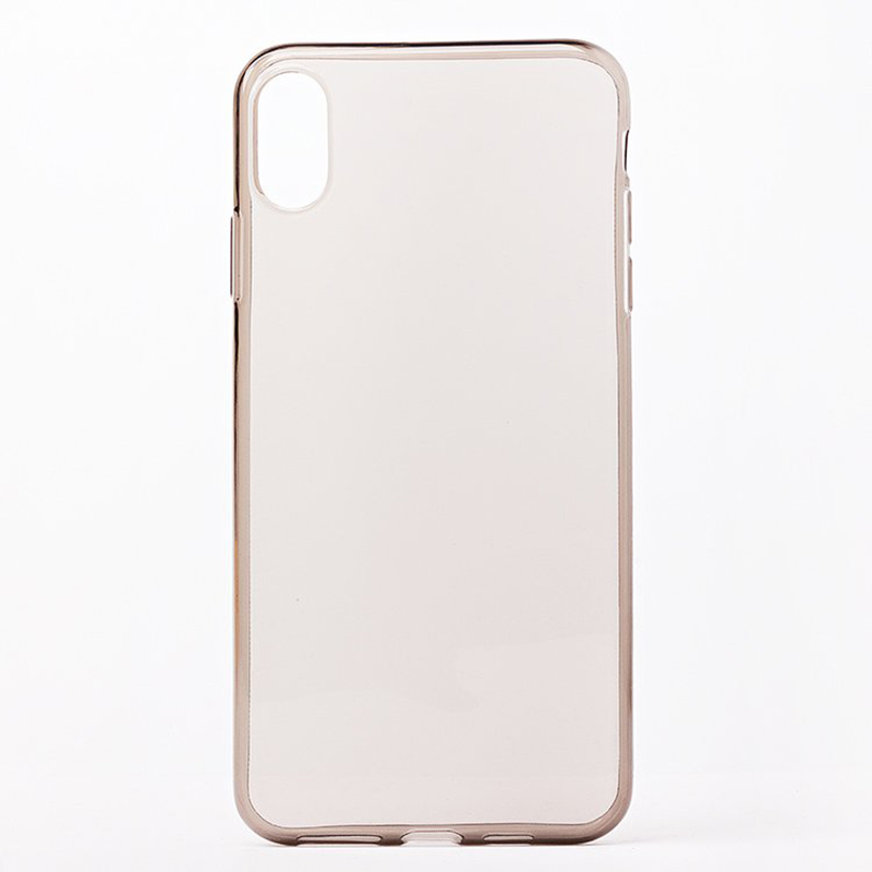 

Чехол силиконовый ультратонкий BaseMarket для Apple iPhone Xs Max (прозрачный, черный)