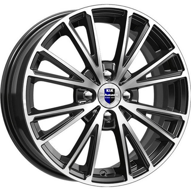 

Колесный диск литой K&K Меандр (КС879) 6xR16 4x98 D58,5 ET35 Алмаз Черный, Меандр