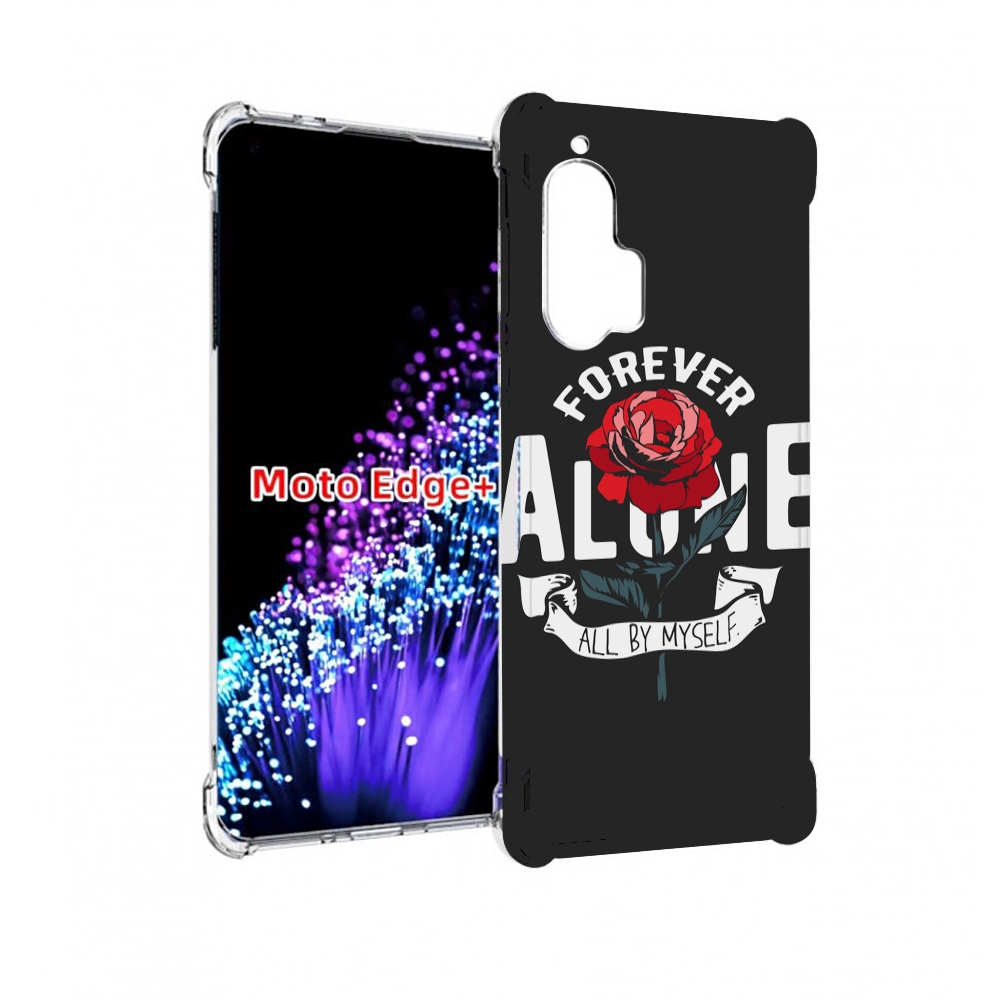 

Чехол MyPads Alone для Motorola Edge+ Plus, Прозрачный, Tocco