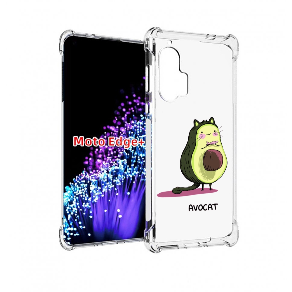 

Чехол MyPads Avocat для Motorola Edge+ Plus, Прозрачный, Tocco
