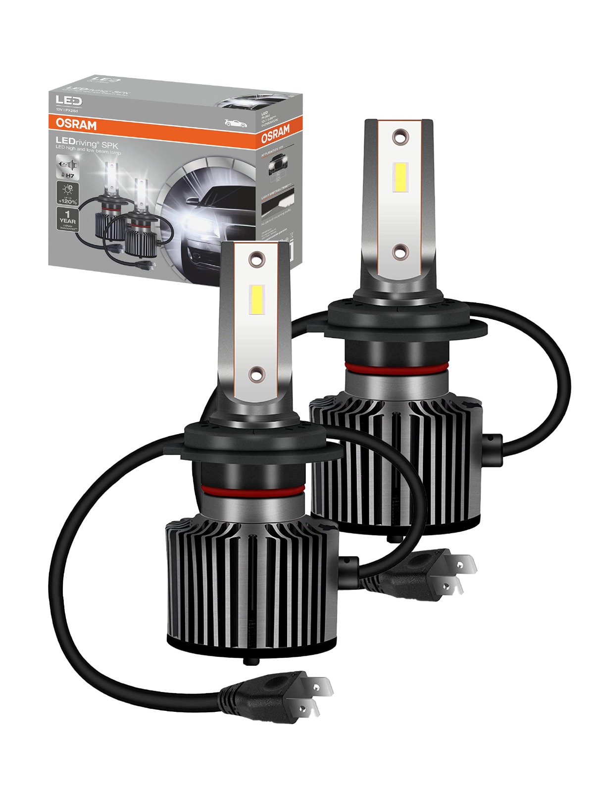 Лампа светодиодная автомобильная Osram H7 25W (PX26d) 12V 64210DWSPK