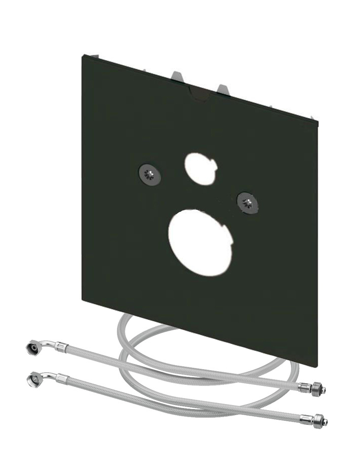 Стеклянная панель TECElux нижняя для установки унитазов-биде TECEone, черная TECE 9650110