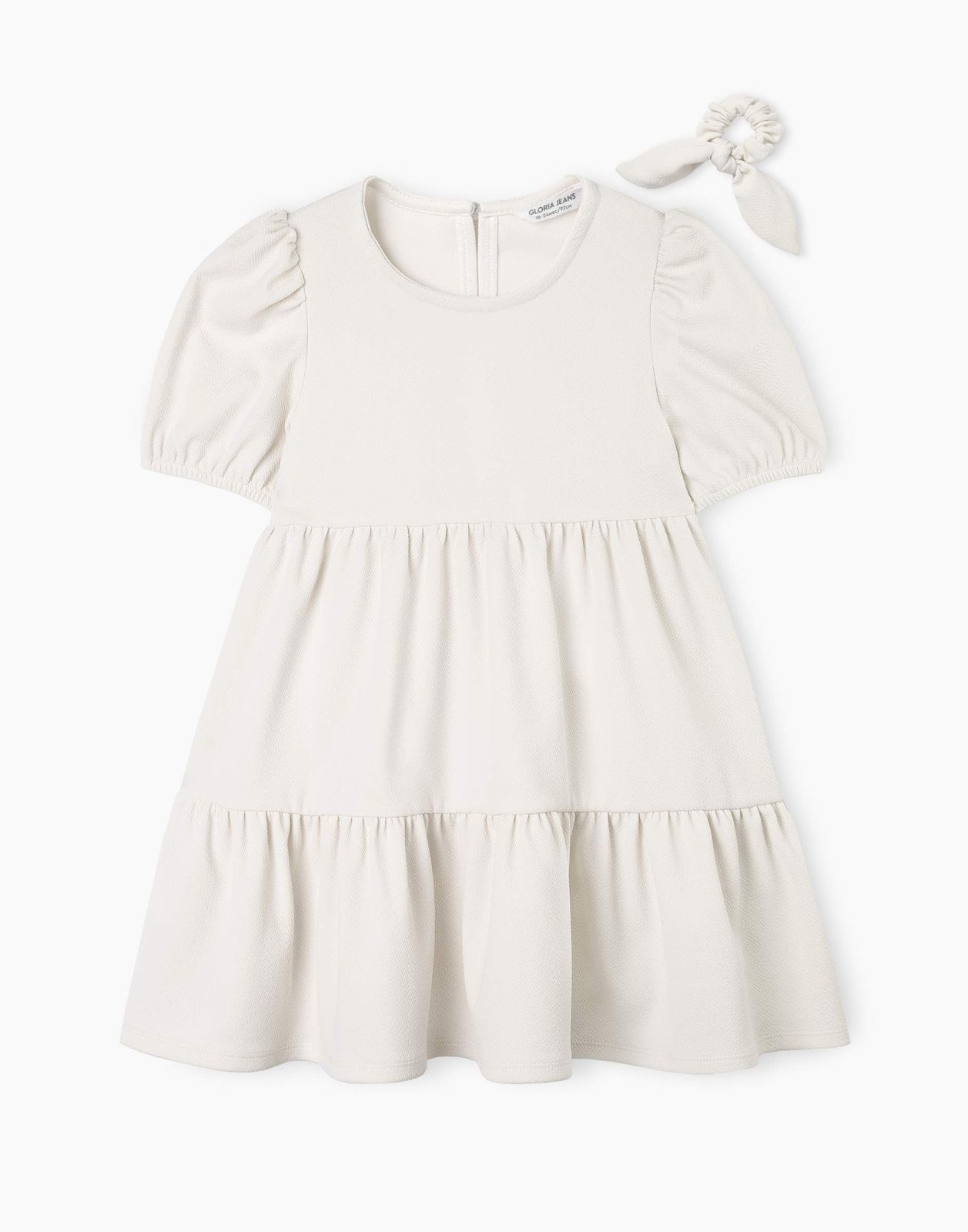 Платье детское Gloria Jeans GSE001215, молочный, 104