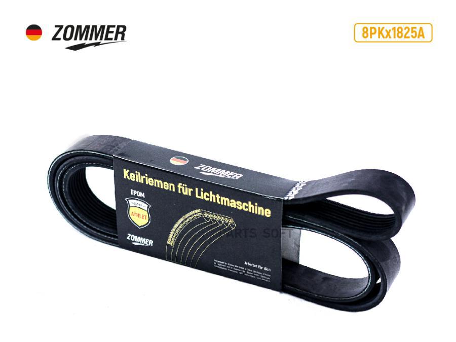 ZOMMER 6PK1823A Ремень 1823 6РК EPDM Лада Ларгус Renault LoganDusterSandero ATHLET 1726₽