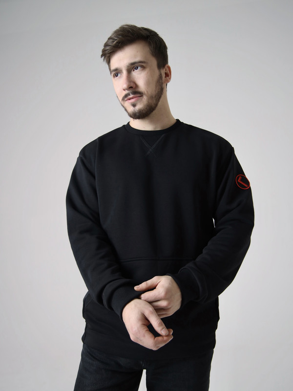 

Свитшот мужской Город Горький Сволень черный 50 RU, Сволень