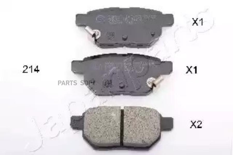 

Тормозные колодки Japanparts PP214AF