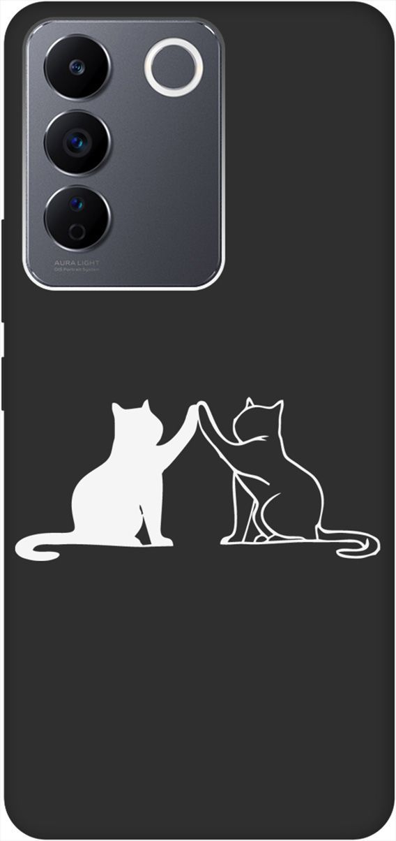 Матовый Soft Touch силиконовый чехол на Vivo V27e 