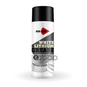 Белая Литиевая Смазка Aim-One White Lithium Grease, Wg-450, Аэрозоль, 450 Мл AIM-ONE арт.