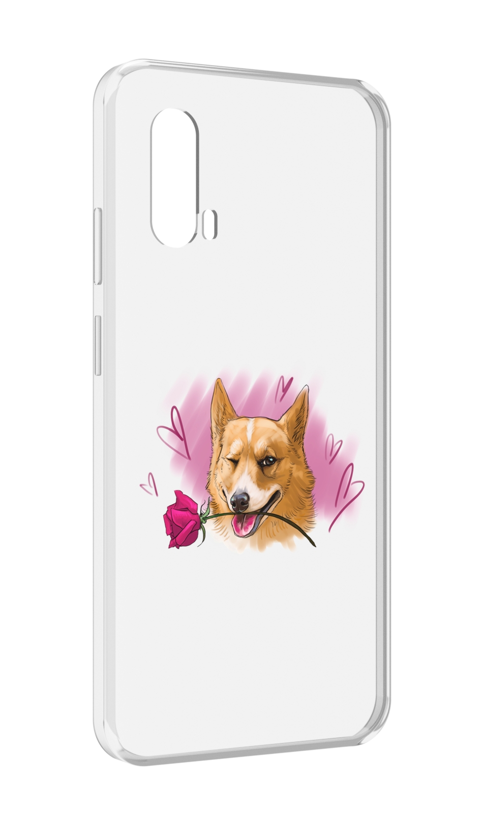 

Чехол MyPads собачка-с-розочкой для Blackview BV7100, Прозрачный, Tocco