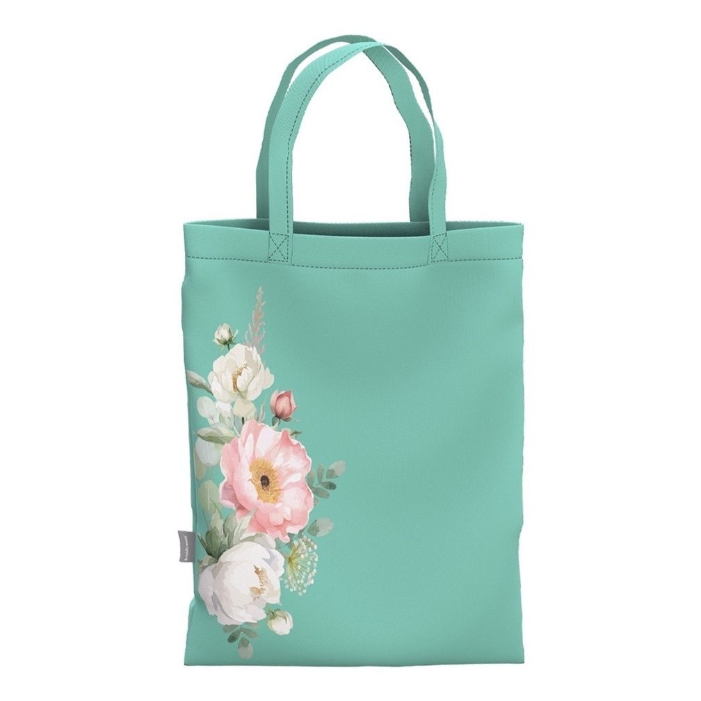

Сумка-шоппер ErichKrause Pastel Bloom Minty мятная, Бирюзовый