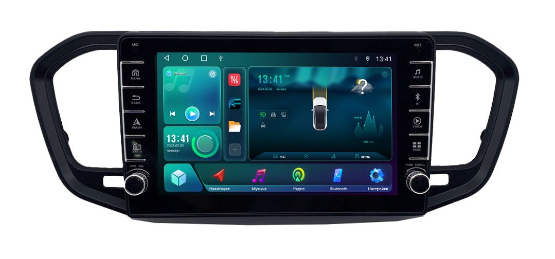 Штатная магнитола ANDROID Lada Vesta рест 2022 Android 12 216 GB с крутилками Мульти 2029100₽