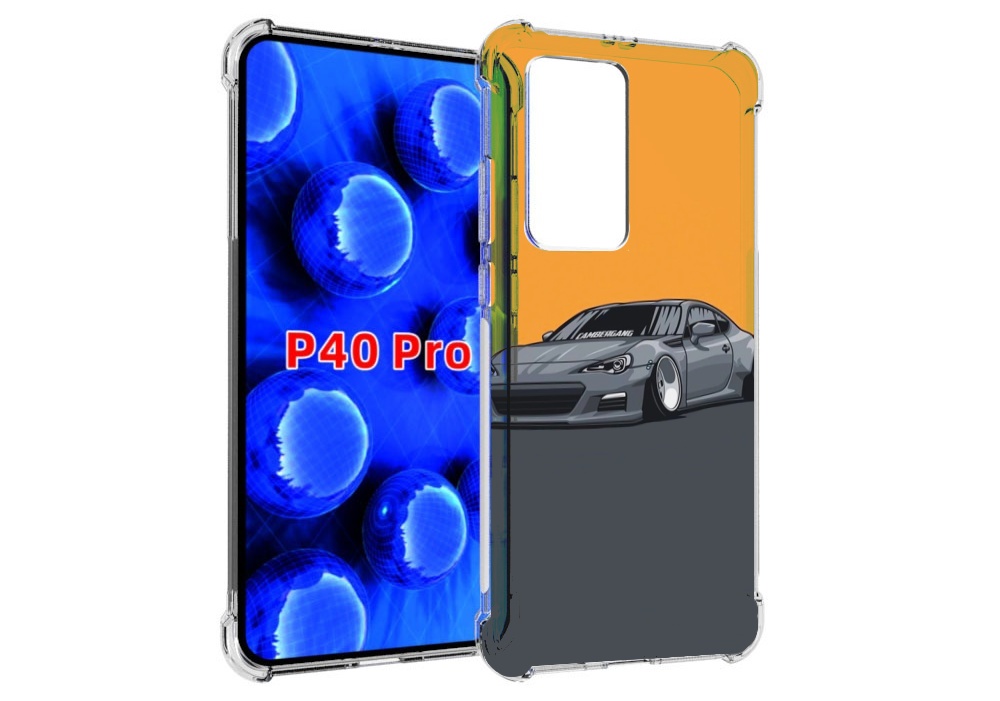 

Чехол MyPads Спорт-кар для Huawei P40 Pro противоударный, Прозрачный, Tocco