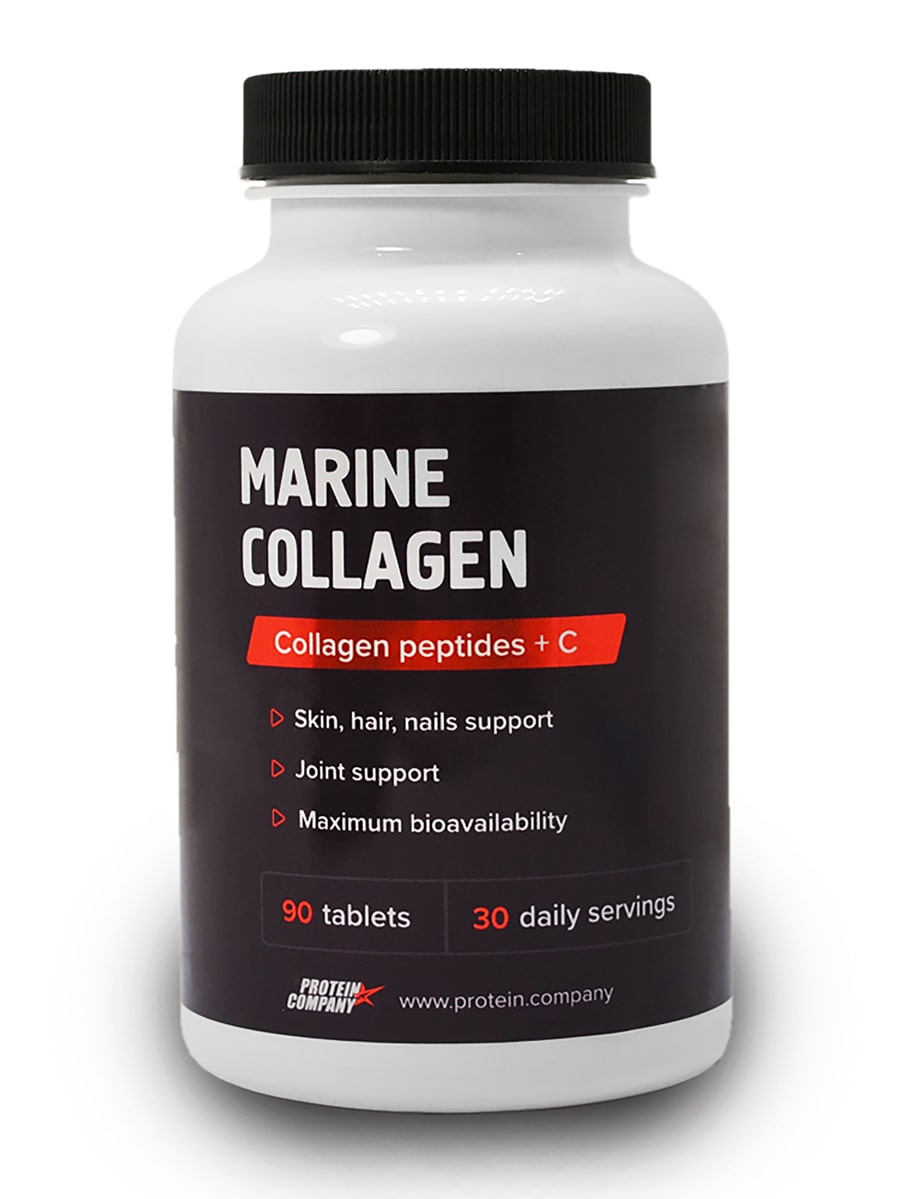 Морской, рыбный коллаген Marine Сollagen PROTEIN.COMPANY 90 таблеток
