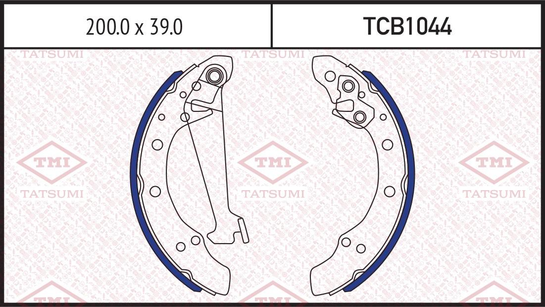 

Колодки тормозные VAG A2/GOLF 3/PASSAT/POLO/FABIA -08 задн.барабан. Tatsumi TCB1044