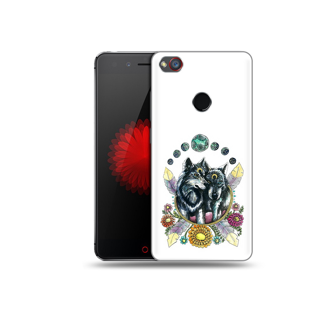 

Чехол MyPads Tocco для ZTE Nubia Z11 красивые волки абстракция (PT48017.468.408), Прозрачный, Tocco