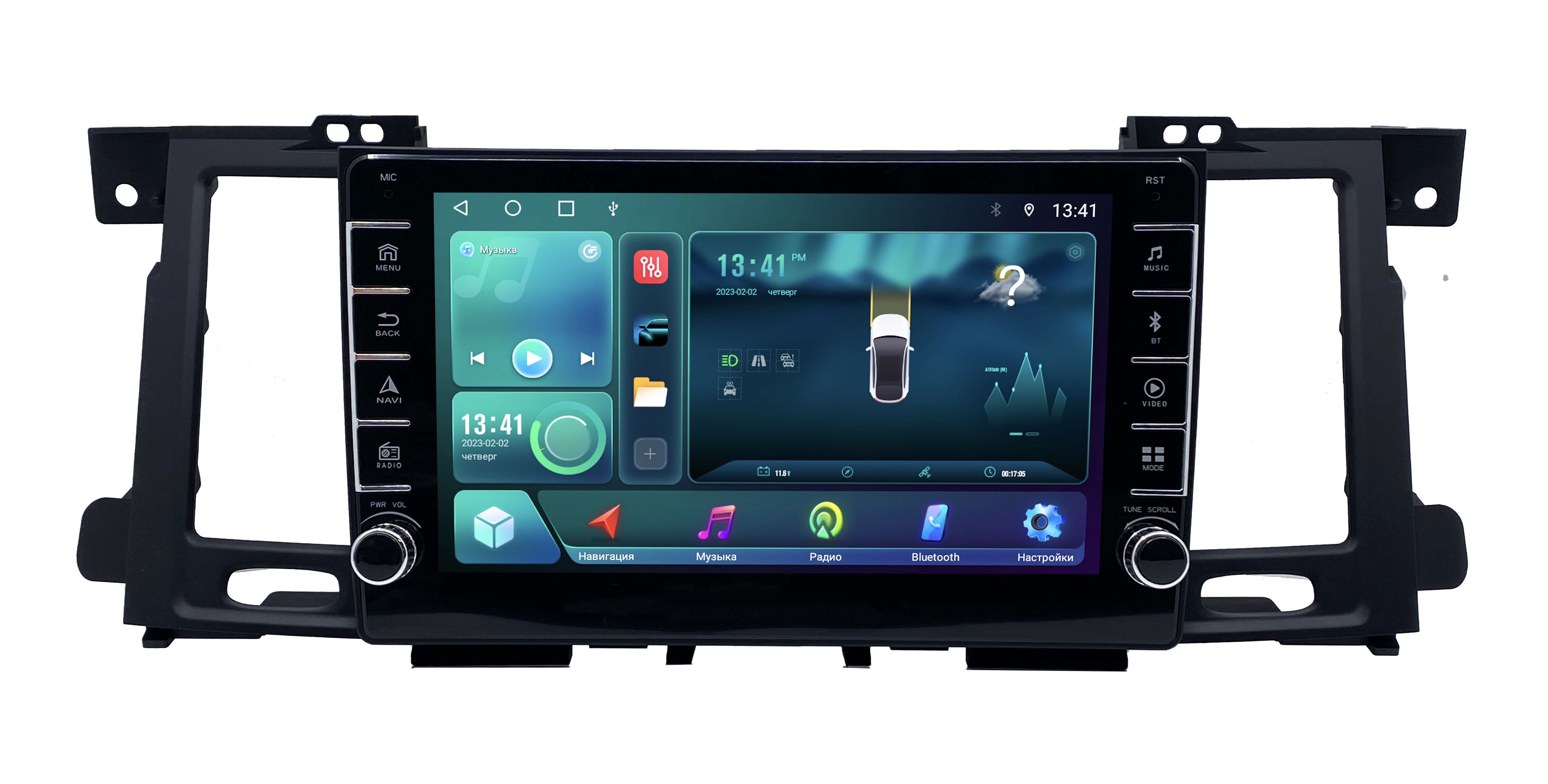 Штатная магнитола ANDROID Nissan Patrol Y62 + рест. (2010-2019) , Android 12, 2/16 GB с кр