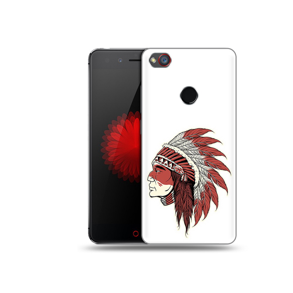 

Чехол MyPads Tocco для ZTE Nubia Z11 красный индеец (PT48017.468.411), Прозрачный, Tocco