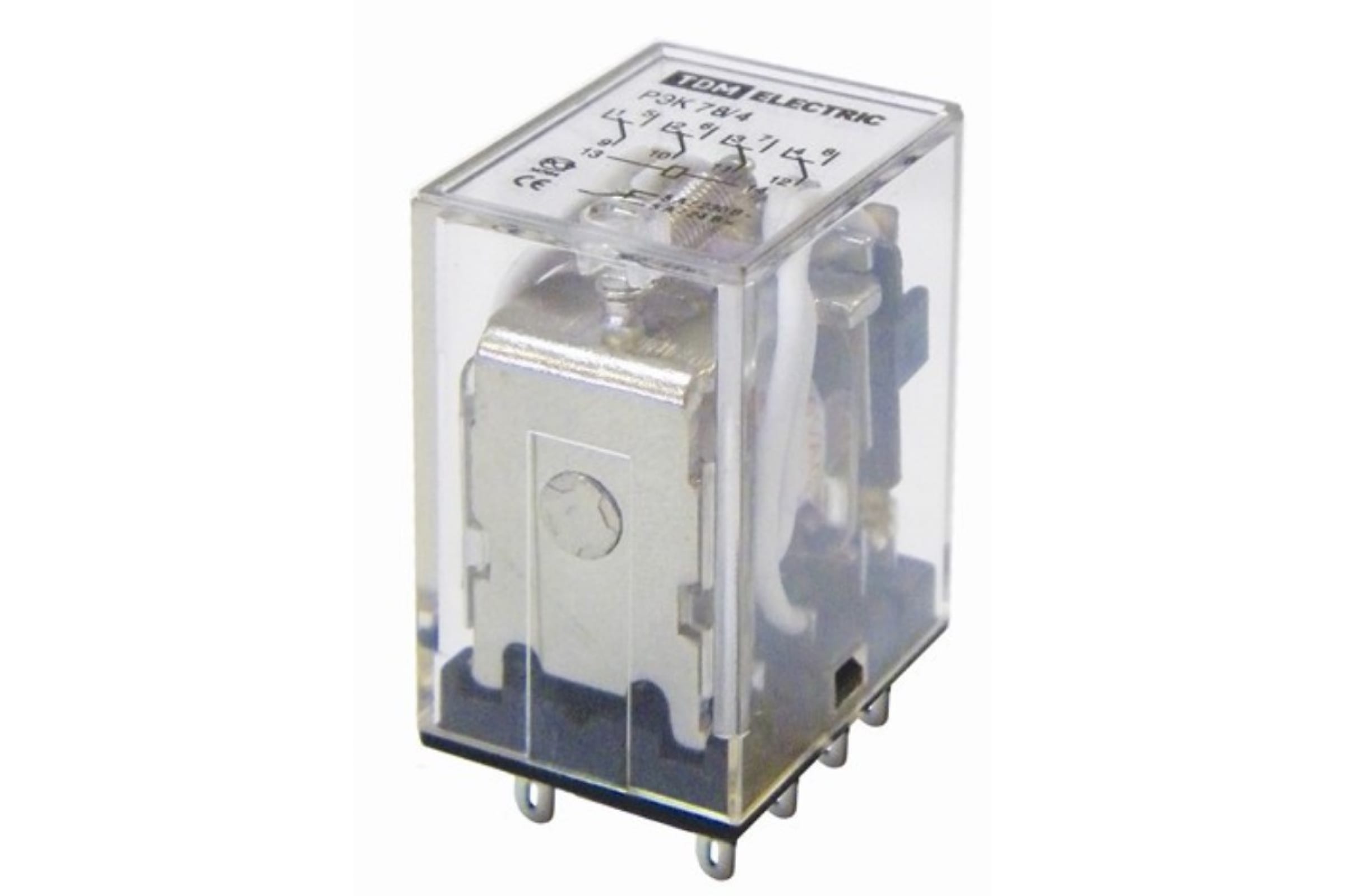 фото Tdm реле рэк78/4 с инд. 3а 24в dc sq0701-0068 tdm electric