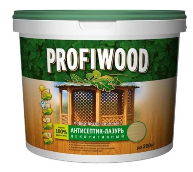 

Антисептик-лазурь EMPILS PROFIWOOD декоративный атмосферостойкий палисандр 9 кг