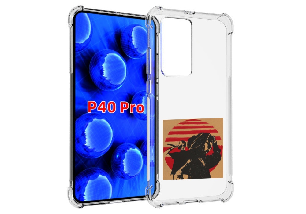 

Чехол MyPads Утопия Мияги и Энди панда для Huawei P40 Pro противоударный, Прозрачный, Tocco