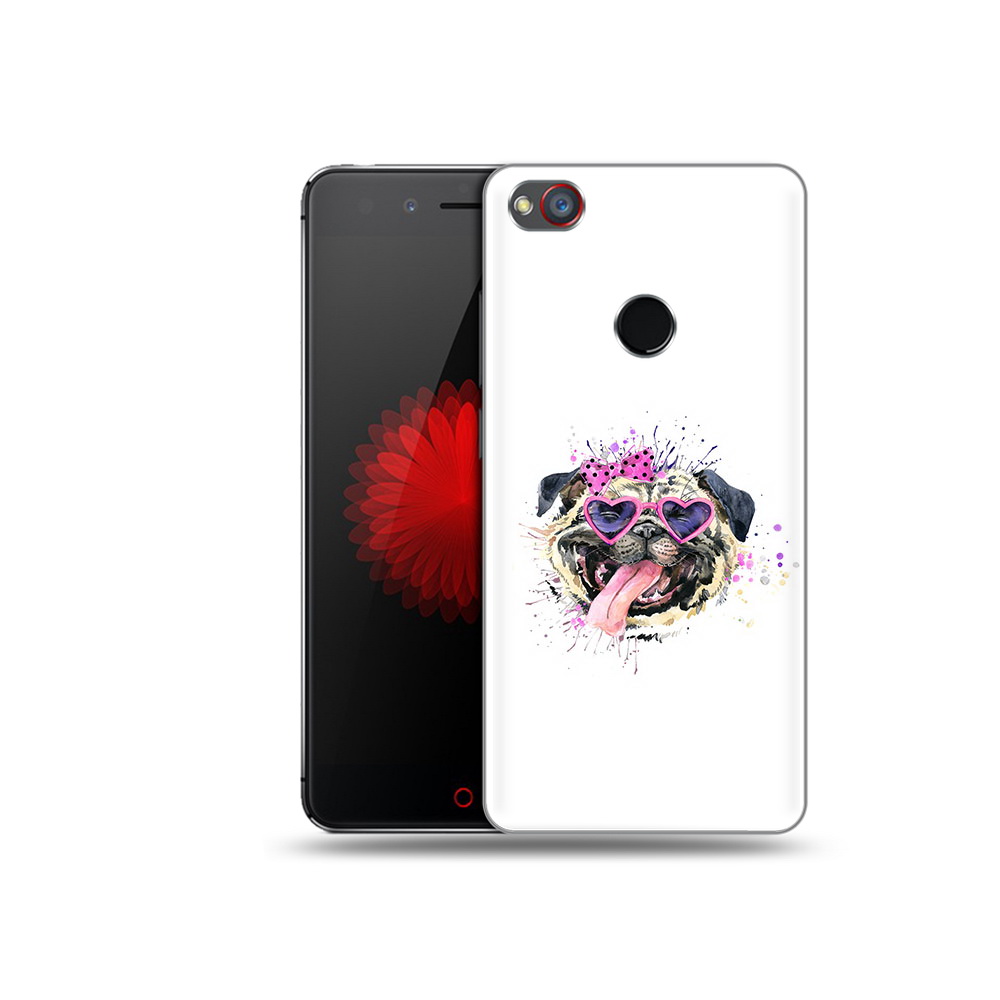 

Чехол MyPads Tocco для ZTE Nubia Z11 Веселая собака (PT48017.468.43), Прозрачный, Tocco