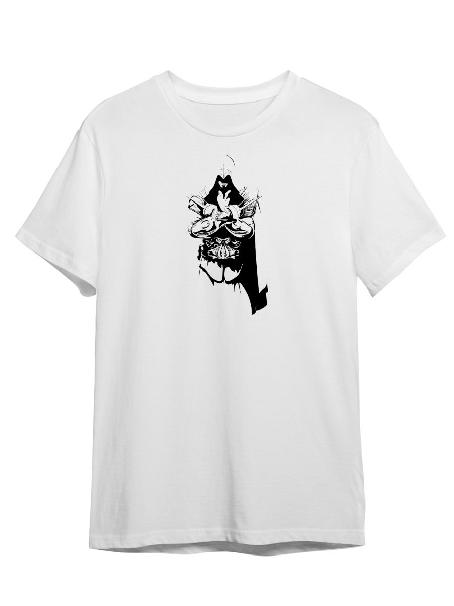 

Футболка унисекс Каждому Своё Assassin's Creed/Ассассин GMASA15 белая 4XL, Белый, "Assassin's Creed/Ассассин" GMASA15