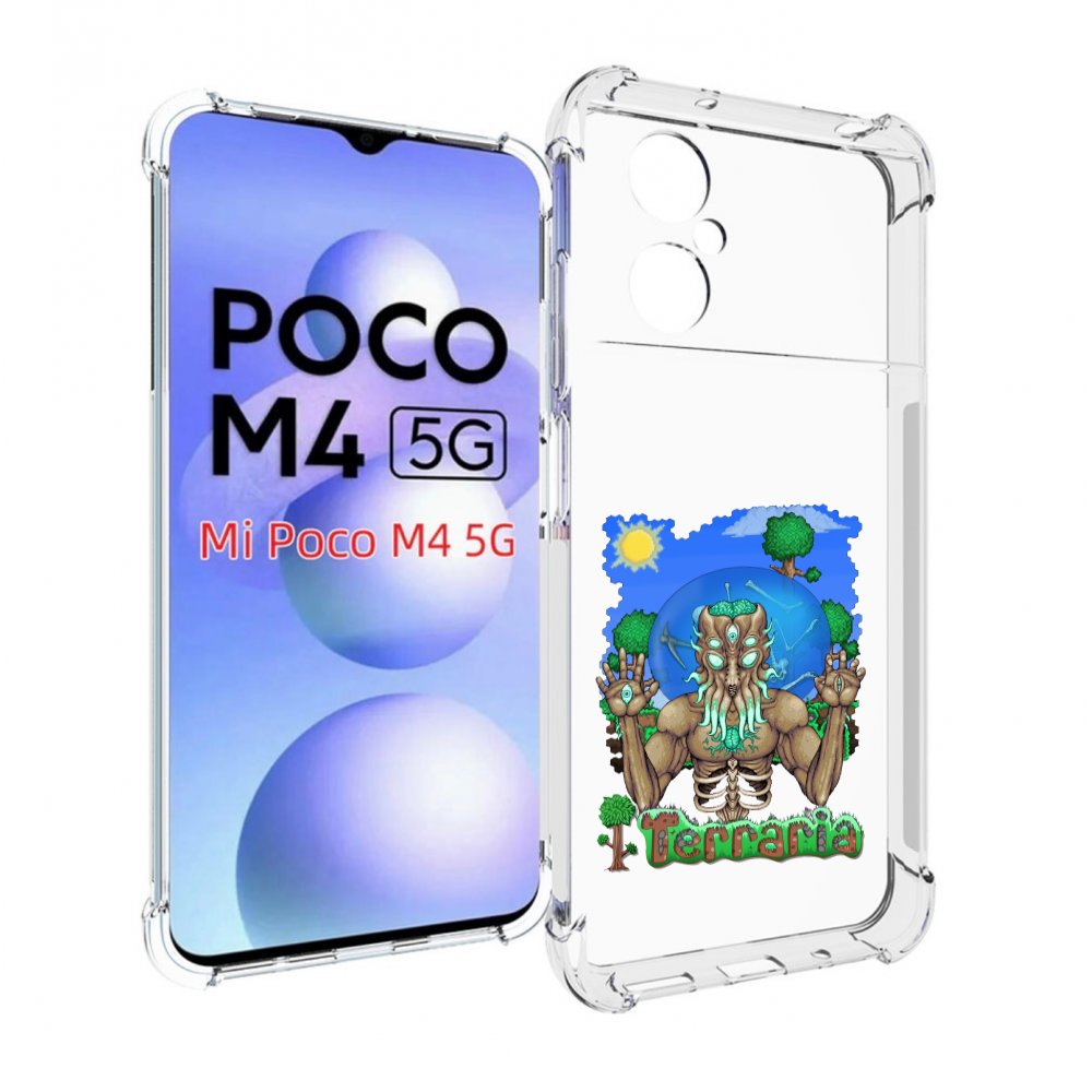 

Чехол MyPads Террария для Xiaomi Poco M4 5G, Прозрачный, Tocco