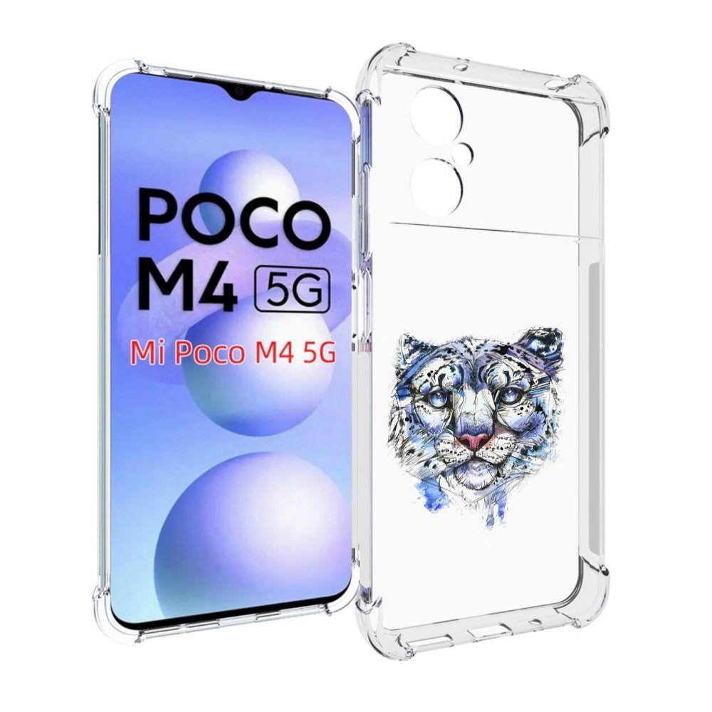 

Чехол MyPads Тигр 4 для Xiaomi Poco M4 5G, Прозрачный, Tocco
