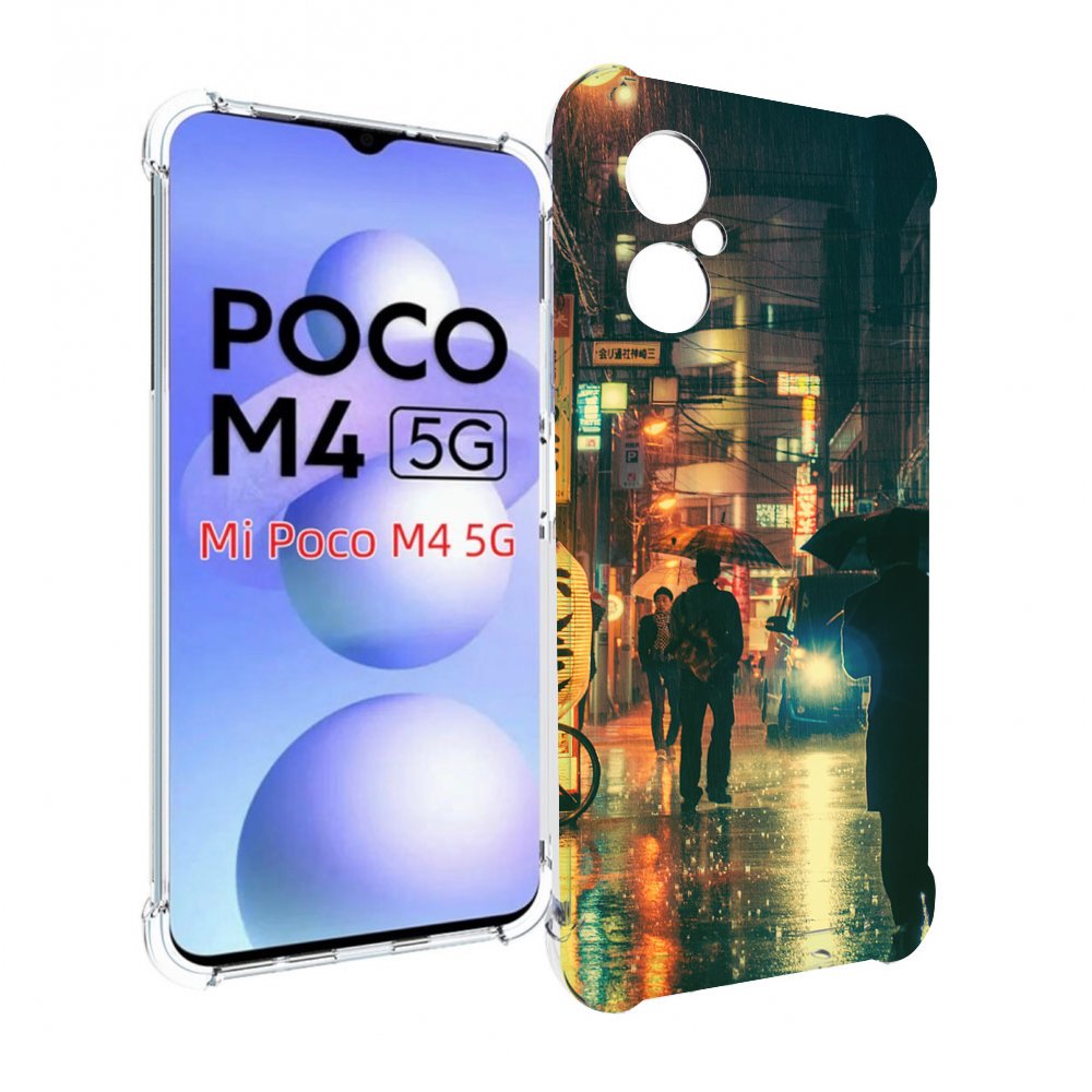 

Чехол MyPads Токио-сеул для Xiaomi Poco M4 5G, Прозрачный, Tocco