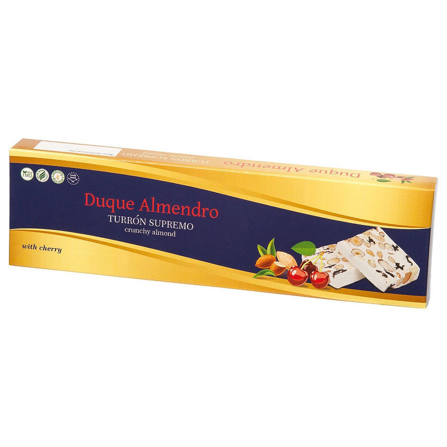 

Нуга Duque Almendro "Turron Supremo |Туррон с миндалем и вяленой вишней", 100 г