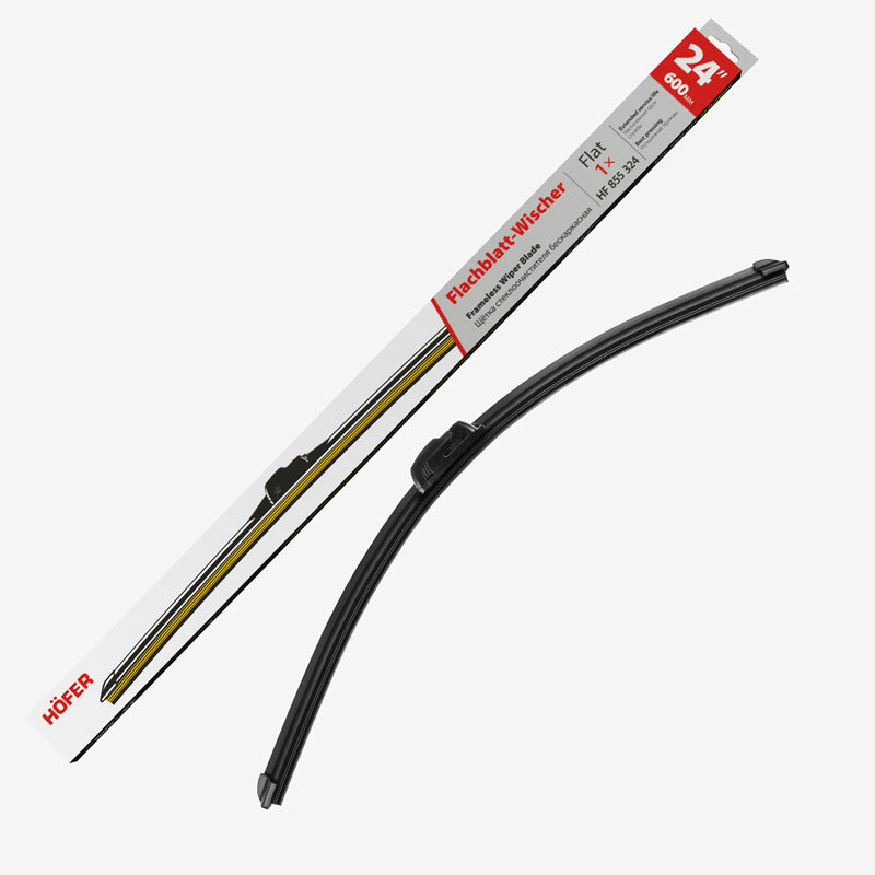 

К-т дворников щеток стеклоочистителя HOFER бескаркасные PEUGEOT Panamera 09.09-, PEUGEOT Panamera 09.09-