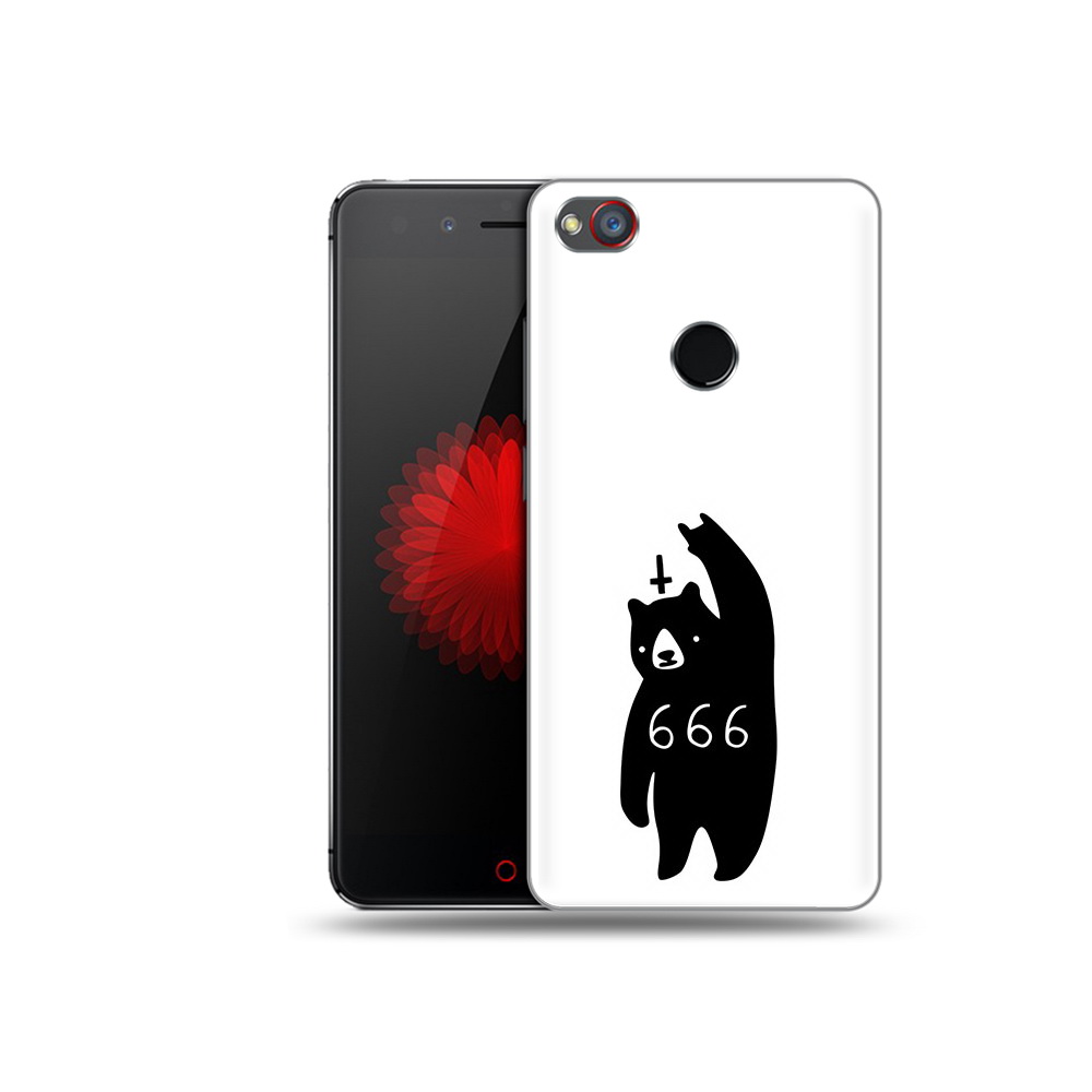 

Чехол MyPads Tocco для ZTE Nubia Z11 медведь 666 (PT48017.468.462), Прозрачный, Tocco