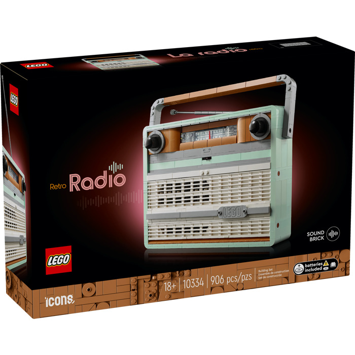

Конструктор LEGO Icons 10334 Винтажное радио