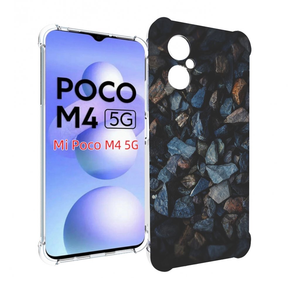 

Чехол MyPads Фон для сторис для Xiaomi Poco M4 5G, Прозрачный, Tocco