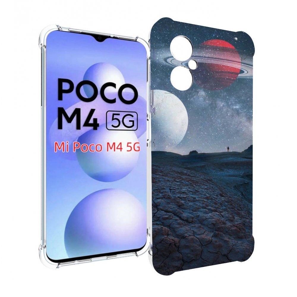 

Чехол MyPads Фотография для Xiaomi Poco M4 5G, Прозрачный, Tocco