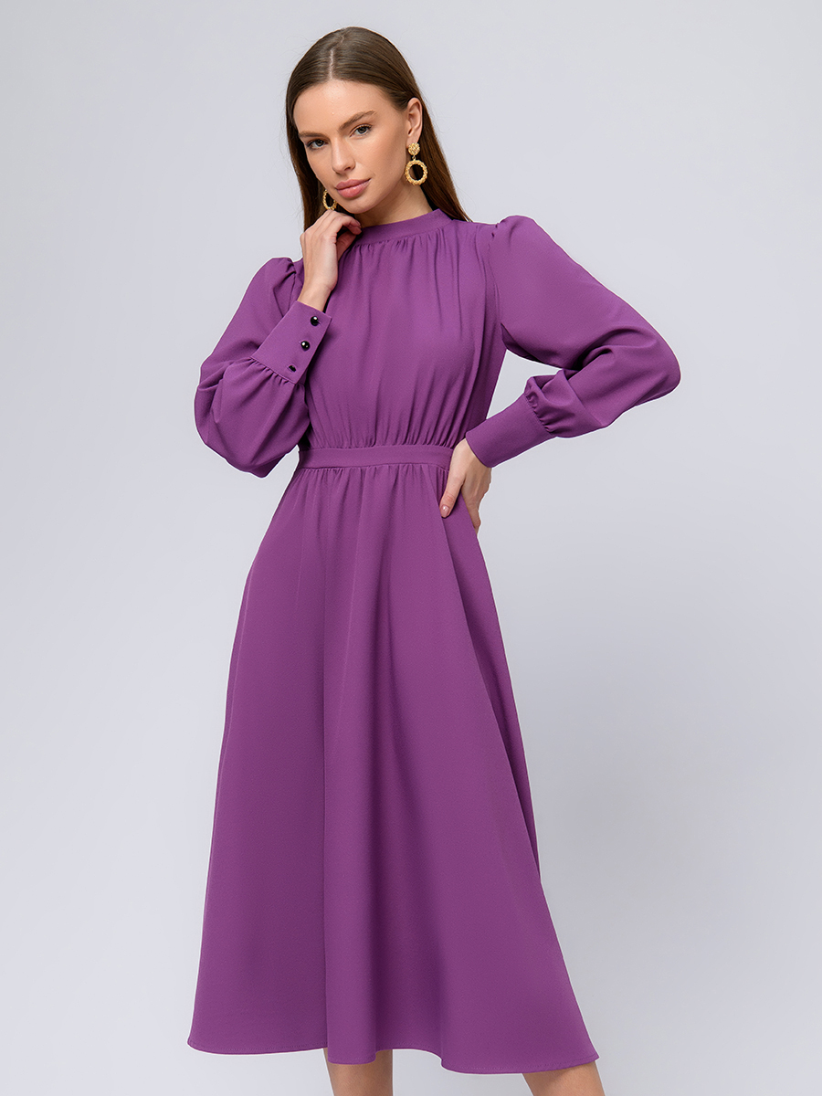 

Платье женское 1001dress 0102368VL фиолетовое 40 RU, Фиолетовый, 0102368VL