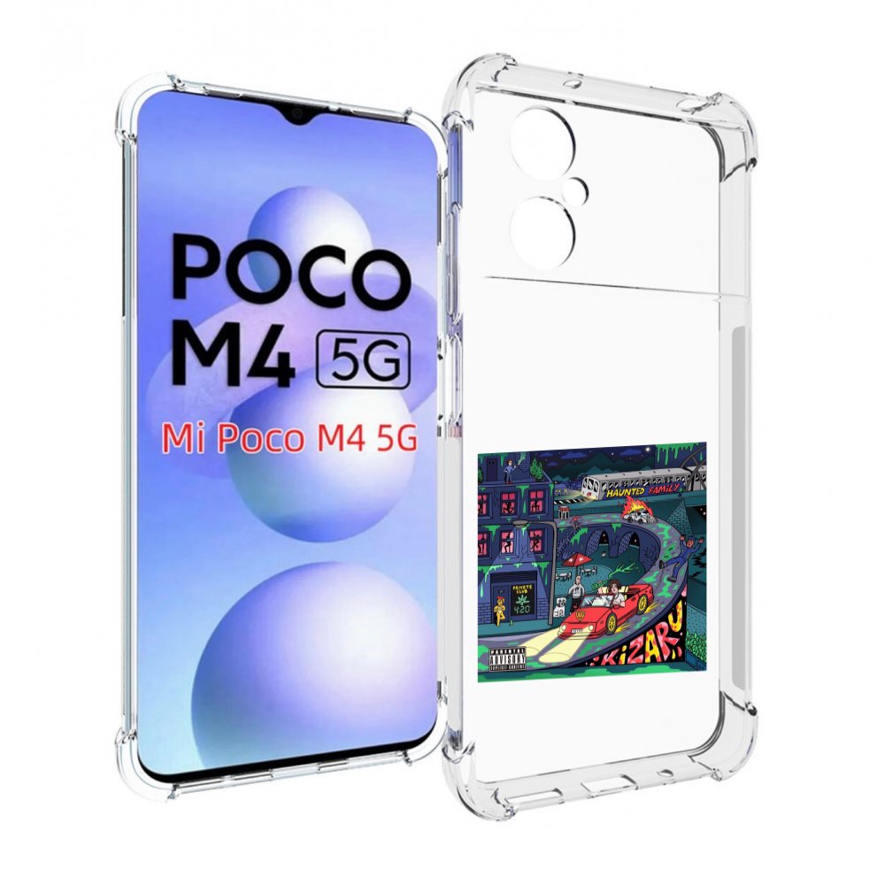 

Чехол MyPads Яд (альбом Kizaru) для Xiaomi Poco M4 5G, Прозрачный, Tocco