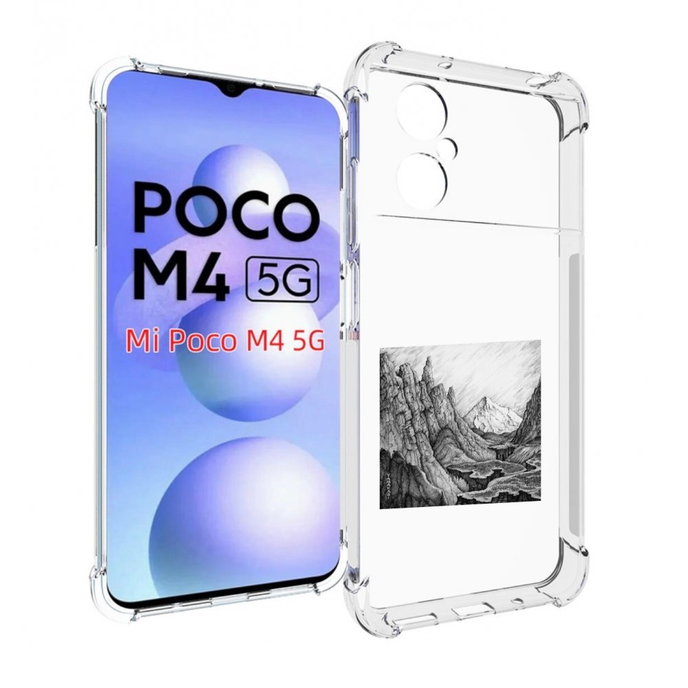 

Чехол MyPads Ямакаса Мияги и Энди Панда для Xiaomi Poco M4 5G, Прозрачный, Tocco