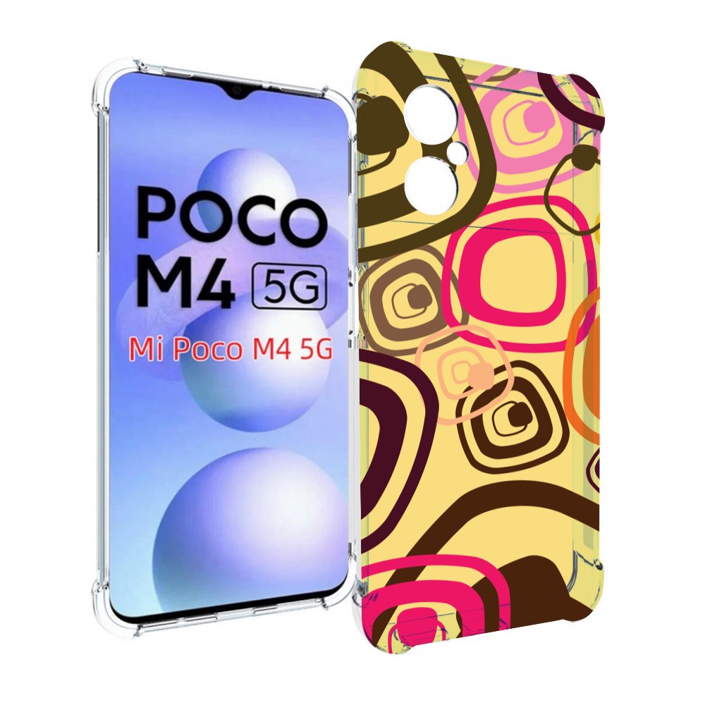 

Чехол MyPads абстракция-на-желтом-фоне для Xiaomi Poco M4 5G, Прозрачный, Tocco