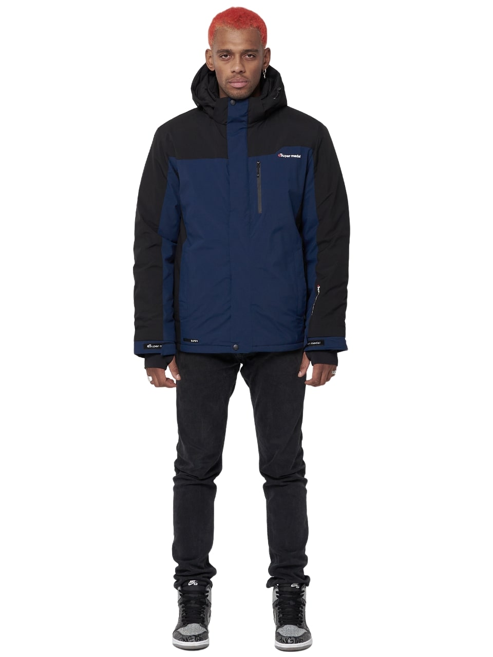 

Горнолыжная куртка мужская big size 88816TS, Темно-синий, 62, 88816