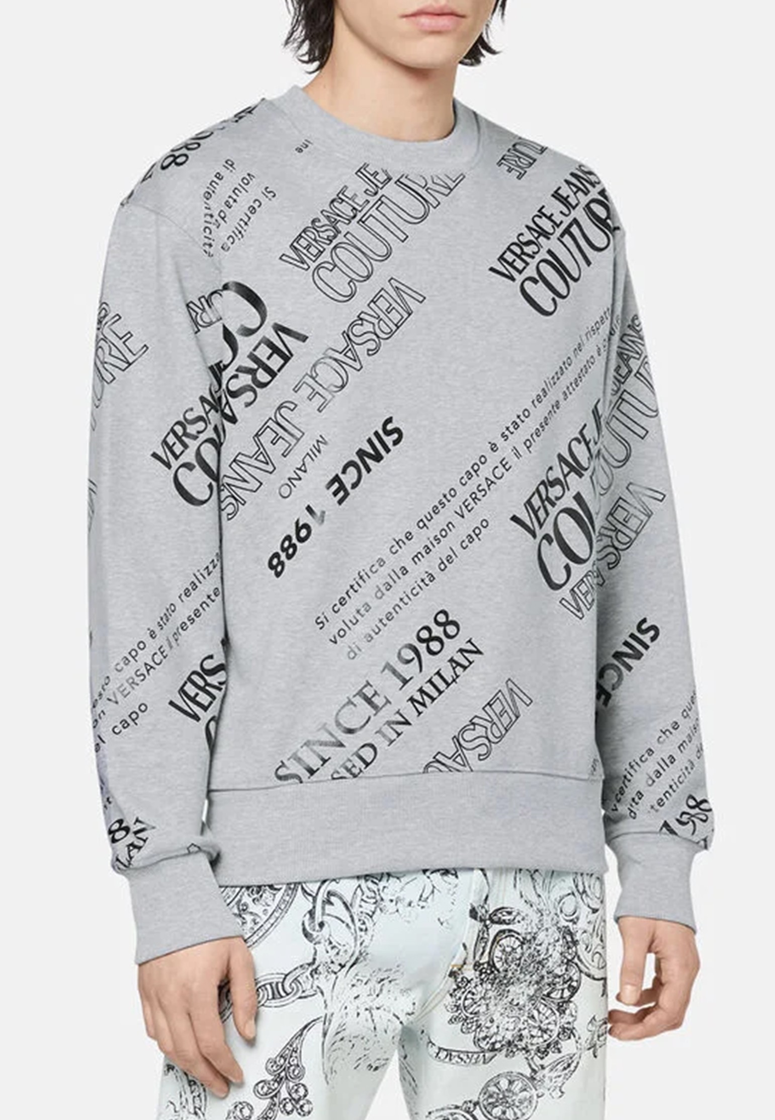 

Свитшот мужской Versace Jeans Couture 132275 серый M, 132275