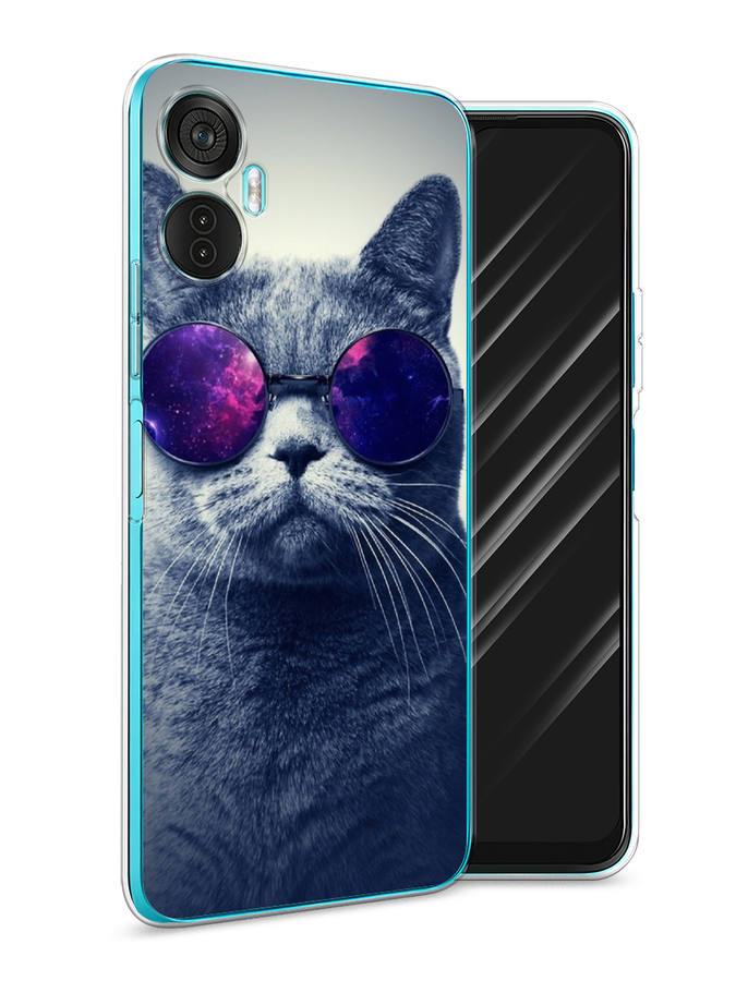 

Чехол Awog на Itel Vision 5 Plus "Космический кот", Красный, 3201150-1