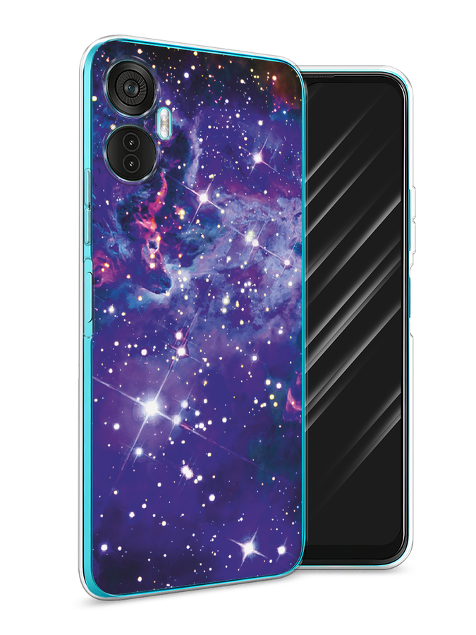 

Чехол Awog на Itel Vision 5 Plus "Яркая галактика", Фиолетовый, 3201150-4