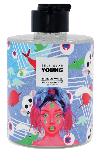 Мицеллярная вода для лица SELFIELAB YOUNG Shower Mousse с ниацинамидом, увлажнение, 300 мл