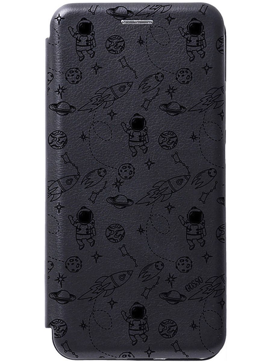 

Чехол-книжка на Vivo V27e "Space" черный, 159634