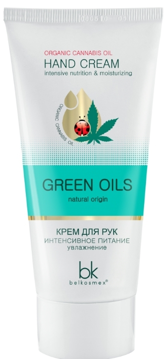 Крем для рук BelKosmex Green Oils питание увлажнение