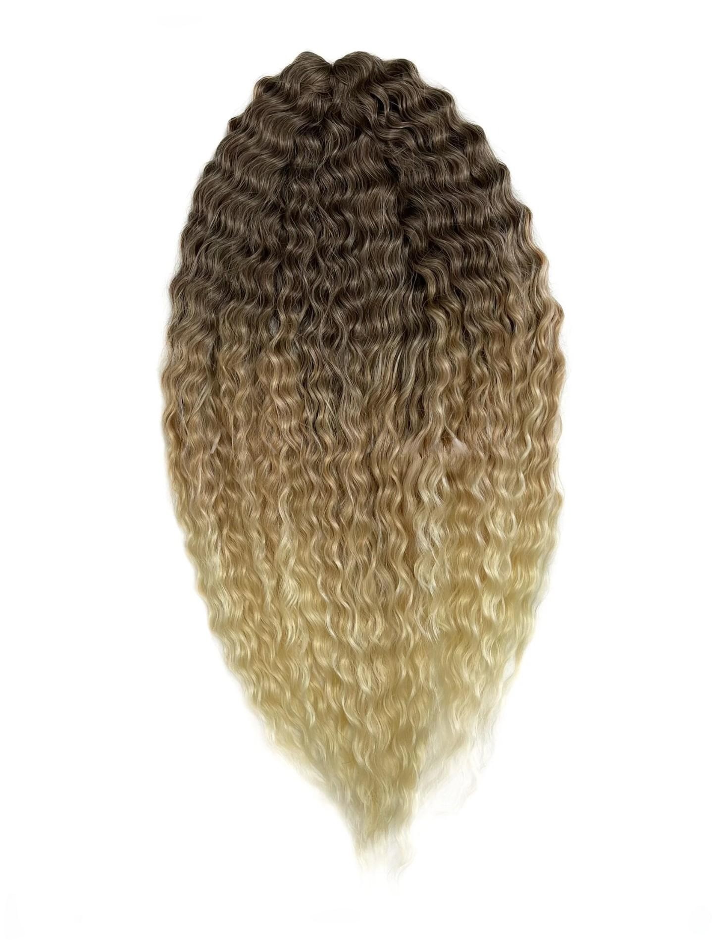 Афрокудри для плетения волос Ariel цвет 102 светло каштановый длина 55см вес 300г сметана домик в деревне 15% 300г