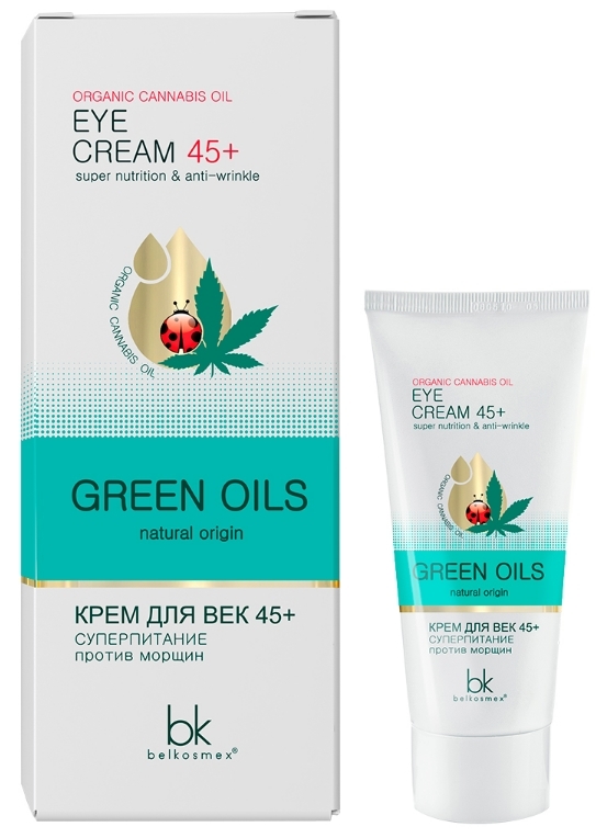 

Крем для век BelKosmex Green Oils 45+ суперпитание против морщин