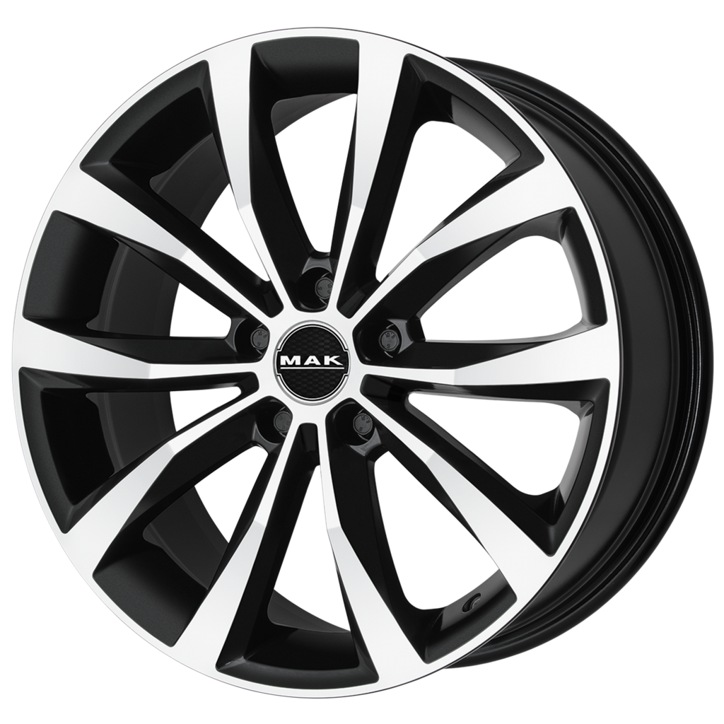 фото Колесный диск литой mak wolf 7,5xr17 5x114,3 d76,1 et48 black mirror