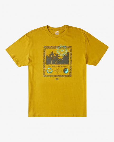 

Футболка мужская Billabong W1SS85-BIP1 желтая M, Желтый, W1SS85-BIP1